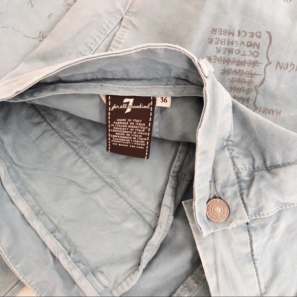 7 For All Mankind - Straight Leg Pants with Art - Picture 5 of 5